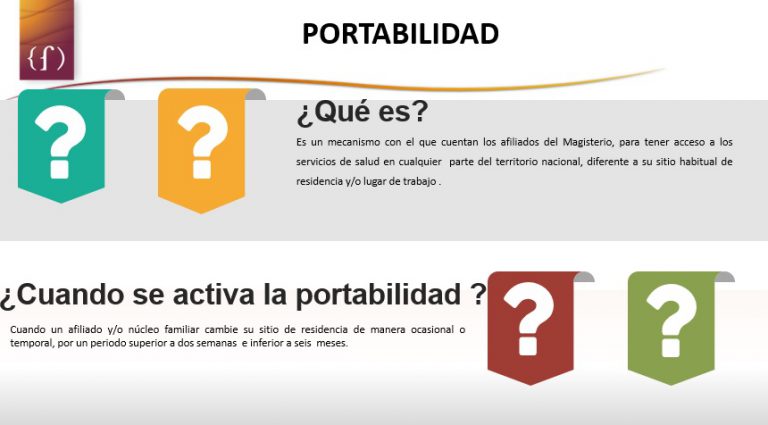 Portabilidad Portabilidad - Fomag FOMAG